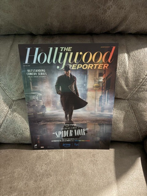 The Hollywood Reporter Spider-Noir Lenticular Cover May 20, 2026