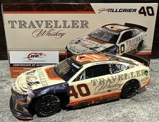2025 JUSTIN ALLGAIER AUTOGRAPHED TRAVELLER WHISKEY RACED VERSION 1/24 ACTION