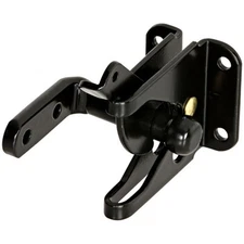 National Hardware N101-337 Black Automatic Heavy Duty Hole Swing Out Gate Latch