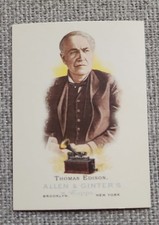 2006 Topps Allen Ginter - Thomas Edison #337