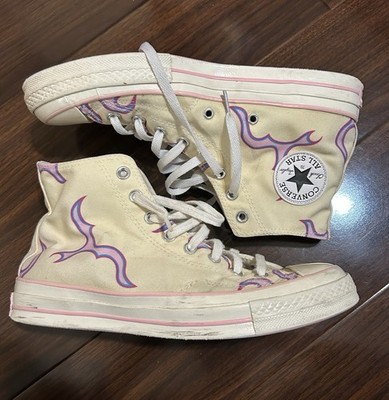 Size 9 Mens - Converse Golf Le Fleur x Chuck 70 High Flame - Pastel Yellow