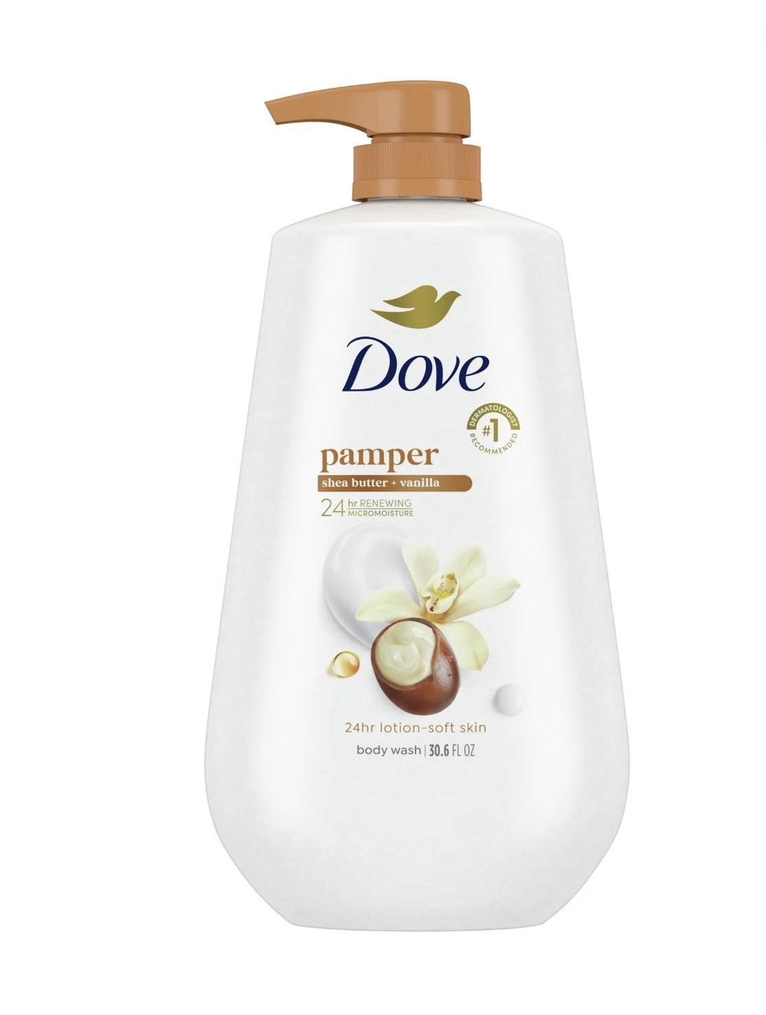 & Vanilla 24hr Renewing Micromoisture Body Wash 30.6 Fl Oz