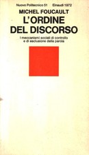 L'ordine del discorso - Michel Foucault (Giulio Einaudi Editore) [1980]