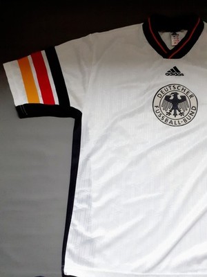 Vintage 90s 90s WC 98 World Cup 1998 Adidas Soccer DFB Jersey Shirt Germany XL