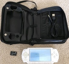 Sony PSP 1003 White Console - USB Charger - 8gb Memory Card 5.50 CFW