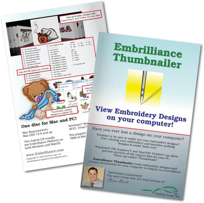 Thumbnailer, Embroidery Software for Mac & PC