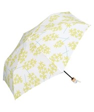 Wpc. Hyacinth Mini Folding Umbrella 50cm Ribs Rain or Shine Women's Floral