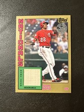 2019 Topps 1984 35th Anniversary Juan Soto #84R-JS Bat Relic Gold /50 Nationals