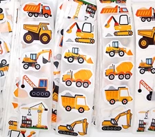 30 Construction Equipment Stickers/Kids/Yellow/Scrapbooking/Planners/Journals