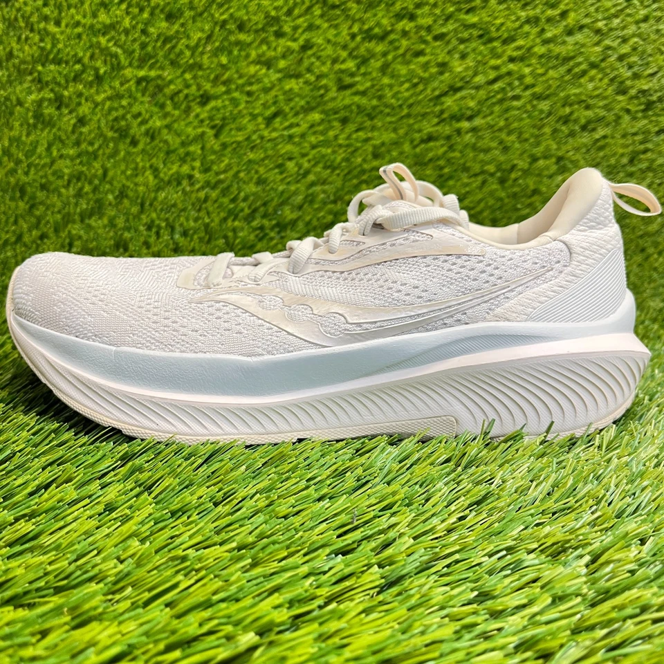 Tênis Saucony Echelon 9 feminino tamanho 7.5 bege atlético corrida caminhada - Imagem 3 de 4