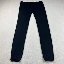 Vintage Women's Black Legging Pants Lace Trim Hearts Casual Size XS Casual