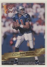 1993 Wild Card Drew Bledsoe #205 Rookie RC 0al3. rookie card picture