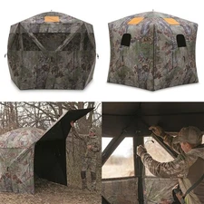 Barronett Blinds Feather Five Light Weight 5 Sided Pop Up Hunting Blind, Camo