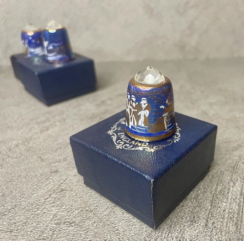 Sutherland Bone China Fingerhüte, Weihnachtskrippe Weise Männer Hirten x 3 - Bild 17 von 22