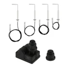 BBQ Gas Grill Igniter Assembly Spark Generator W 4Pcs Electrode Ignitor Wire US
