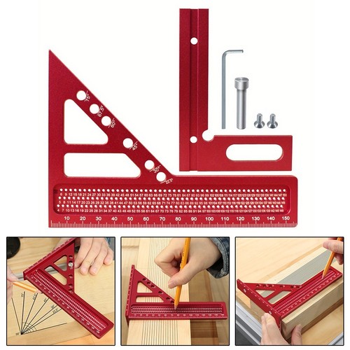 Woodworking Triangle Ruler with Easy Assembly and Disassembly Features ...