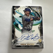 2023 Topps Inception - Base Rookie and Emerging Stars Autographs Drew Waters...