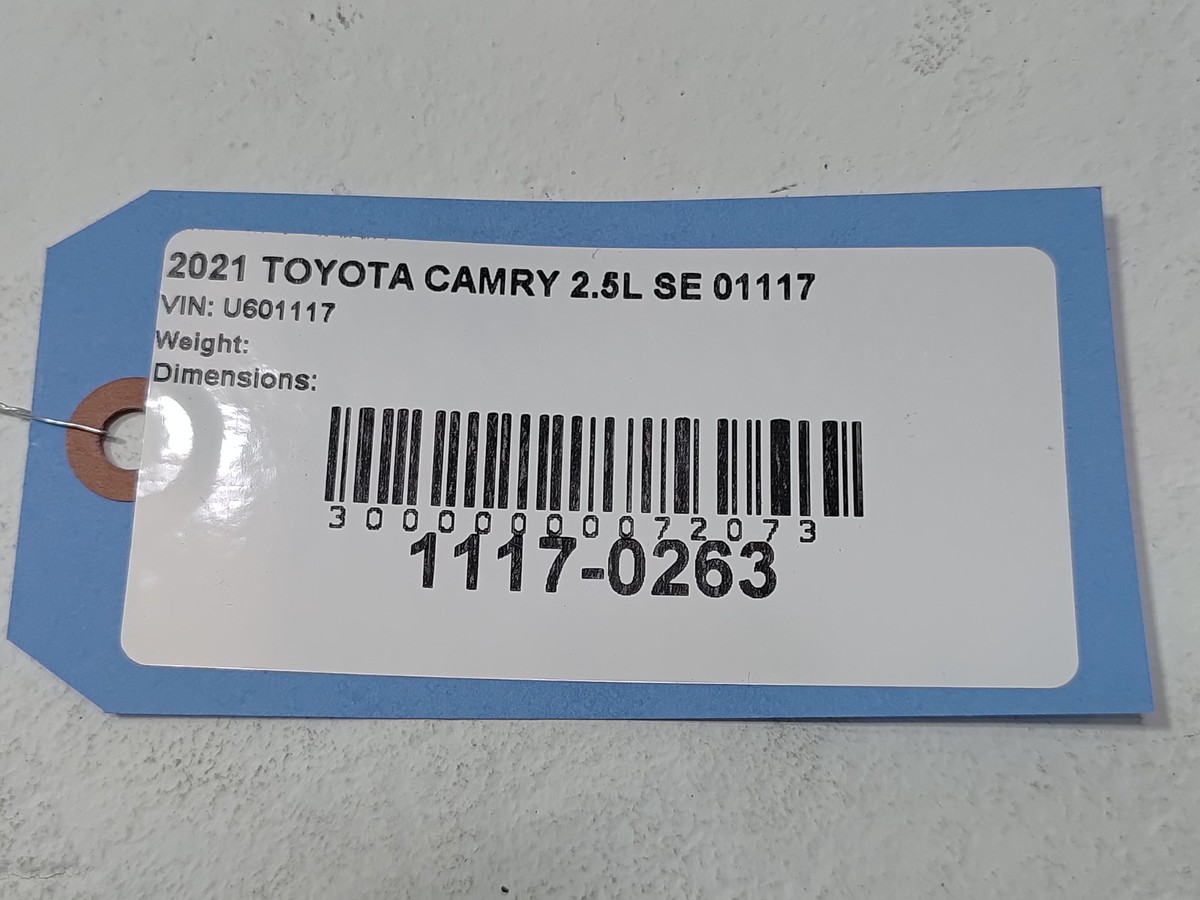 2018-2024 Toyota Camry Rear Left Driver Side Door Shell Panel *1J9