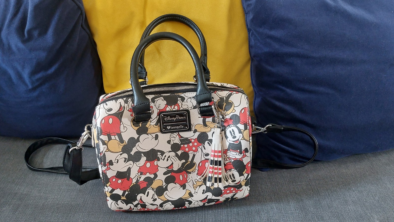 Loungefly Bag - Disney Parks - Mickey & Minnie Mouse - Cross Body & Hand Bag