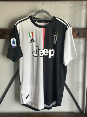Adidas Men's Juventus 2019/2020 Cristiano Ronaldo Home Player Issue Jersey 