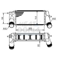Meat & Doria LadeluftküHler LLK FüR Ford Ecosport Fiesta VI 1.0 Ecoboost JK