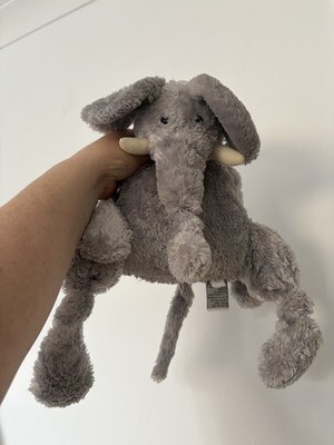 Jellycat Knotty Elephant - Jellycat großer grauer Floppy Elefant Spielzeug Vintage 14 Zoll