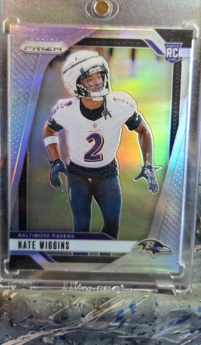 2024 Panini Prizm - Rookies Nate Wiggins #380 Silver Prizm (RC)