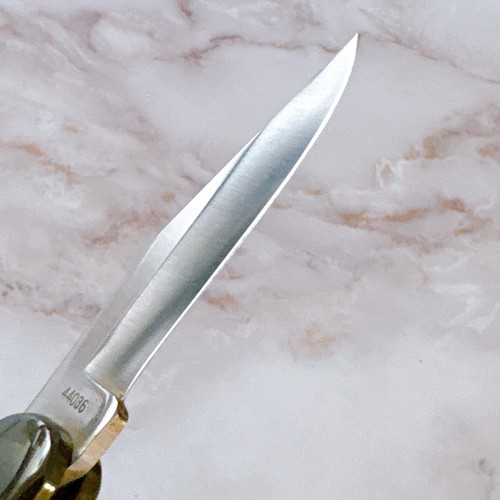 Klein Tools Inc. 44036 Lock back Pocket Knife Wood Handle Japan Import - Afbeelding 1 van 12