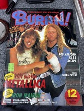 Burrn Heavy Metal Magazine Metallica Japanese Rock Magazine Vintage magazine