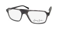 NEW SEAN JOHN 5162 EYEGLASSES PLASTIC SQUARE FULL-RIM MENS GRAY 024 58-19-150