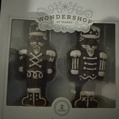 WondershopAt Target 2 Count Decor Set Ginger Bread Nutcrackers 