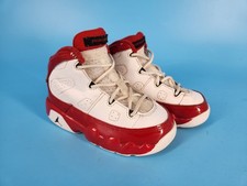Air Jordan 9 Retro Bp White Gym Red Toddler Size 7C Kids 401812-160