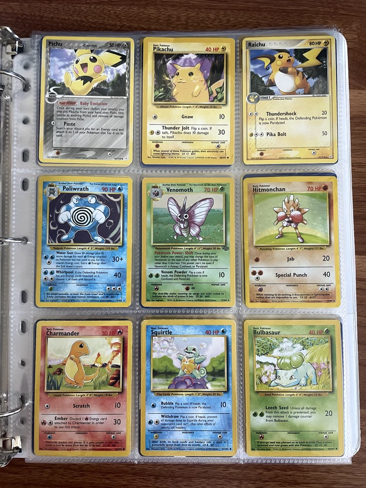 Pokemon TCG Vintage Card Binder Lot 1995-2008 Generations 1-4 - Image 3 of 4