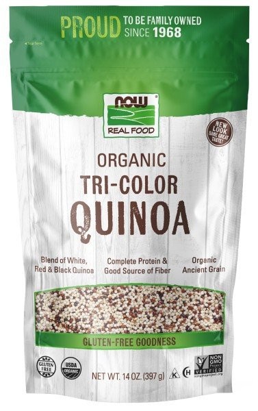 Now Foods Organic Tri-Color Quinoa 14 oz Bag 3090₽