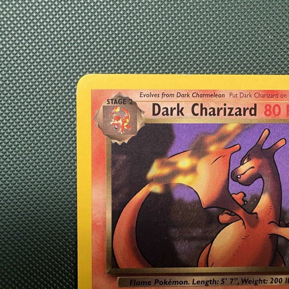 Pokémon Vintage Non-Holo Rare Dark Charizard 21/82 Team Rocket