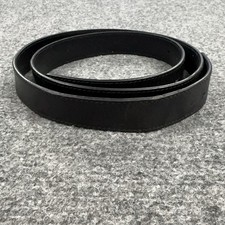 Valentino Garavani Leather Belt Strap Mens 40 Black Dress Italy 100/40