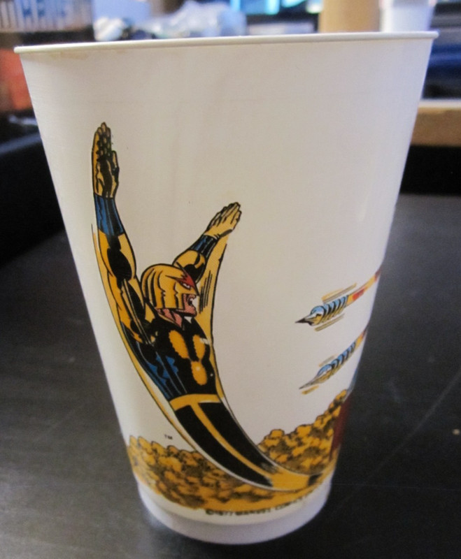Marvel Comics 7-11 Slurpee Cup- Nova  wraparound art