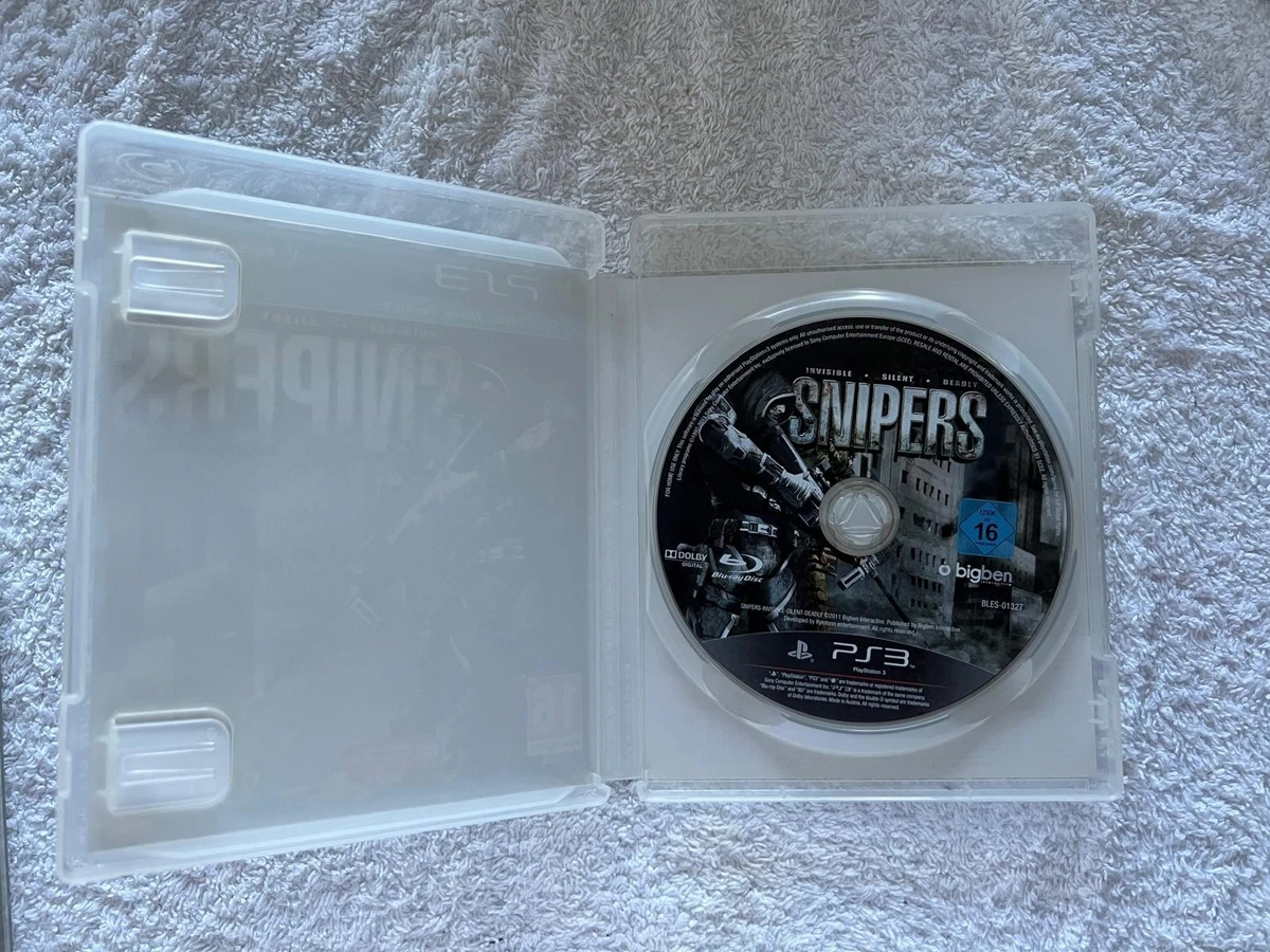 Snipers Invisible Silent Deadly Sony Playstation 3 PS3 Free Region ESPAÑOL NI