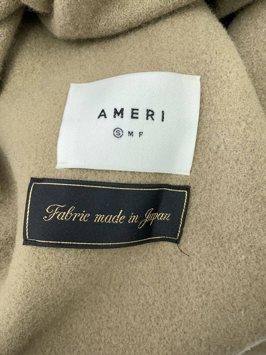 AMERI Flare Long Wool Coat Brown S Made in Japan - image 3