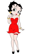 BETTY BOOP USA MADE Sticker Vinyl Decal or Fridge Magnet