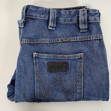 Wrangler Mens Blue Easy Rider Jeans Size 30 Small Scratch Good Worn JK141