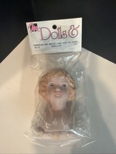 NOS Mangelsen's Dolls Porcelain Lady Head and Hands set - 161-10 1993 Vintage