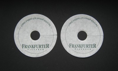 FRANKFURTER Pilsdeckchen Coaster Beer Bier  Frankfurt/Main Deutschland  NEU