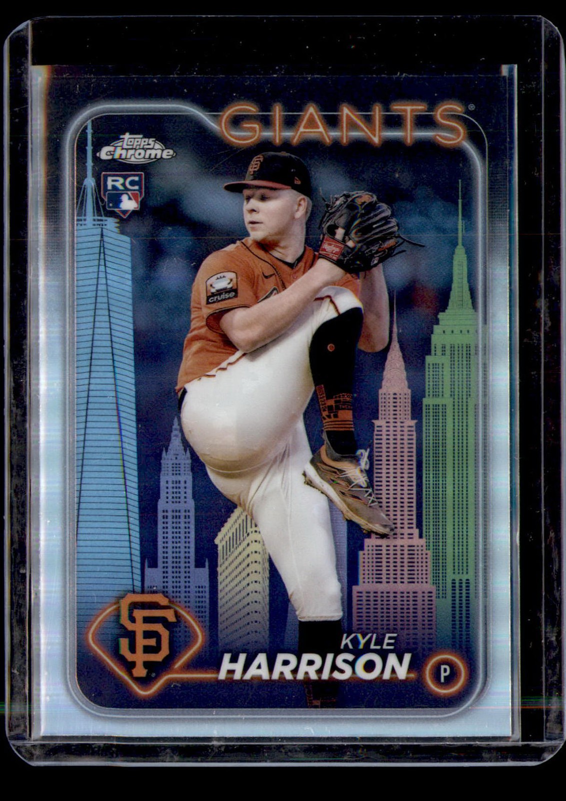 2024 Topps Chrome #191 Kyle Harrison Big Apple Refractors