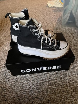 Size 7 - Converse Run Star Hike High Top Black Shoes