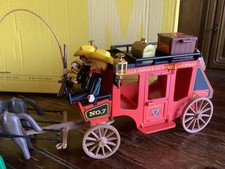 Playmobil Western Postkutsche  3245  Wells Fargo,  1980er mit Zubeh&ouml;r TOP