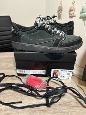 Size 10.5 - Jordan 1 Retro Low OG SP x Travis Scott Black Phantom