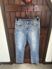 Red Button Blue Denim Jeans, EU Size 38