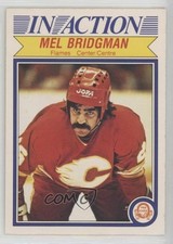 1982-83 O-Pee-Chee In Action Mel Bridgman #40 1st8
