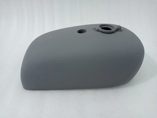 BSA A65 SPITFIRE HORNET 2 GALLON RAW STEEL PETROL FUEL GAS TANK With CAP | Fit - Picture 11 of 19